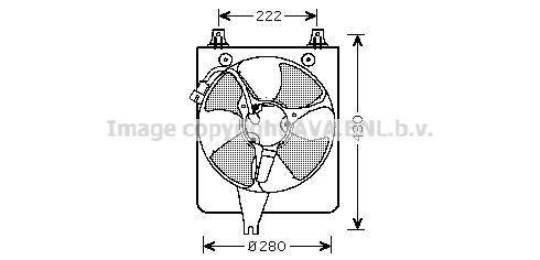 AVA QUALITY COOLING Ventilaator,mootorijahutus HD7529